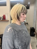 ノイ(noii)&nbsp;抜きっぱなしブロンド/ホワイトブロンド/ウルフカット