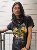 メンズロング×グランジウェーブ