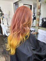 ロール(ROLL)&nbsp;グラデーションカラー/ピンクベージュ/イエロー/福岡天神