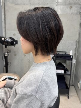 ラフ 立川(Laff) 大人ボブ 切りっぱなしボブ レイヤーボブ くびれ 髪質改善