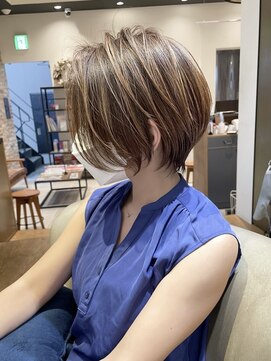 バンプ ギンザ(BUMP GINZA) 30代40代50代ショート白髪ぼかし白髪染め髪質改善ハイライト井