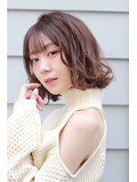 レブ 神戸三宮(LEB)&nbsp;ニュアンスカラー×柔らかボブスタイル【LEB神戸三宮】