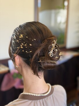 結婚式お呼ばれヘアーセット