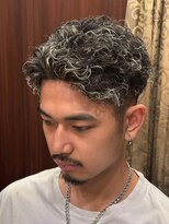 ヒロギンザバーバーショップ 大宮店(HIRO GINZA BARBER SHOP)&nbsp;ハイライト極道パーマ