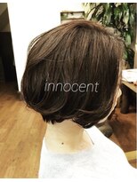 innocent hairdesign&nbsp;大人ショートボブスタイル