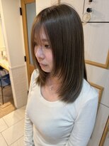 ネオリーブ チロル 横浜西口店(Neolive CiroL.)&nbsp;ミディアムレイヤー　前髪カット