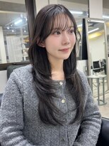 クレム 博多駅店(ChLem) ミディアムレイヤー 艶カラー 顔まわり髪質改善 博多美容室