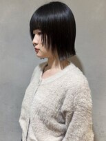 エミス バイ メルト 吉祥寺(emis by melt)&nbsp;【吉田】レイヤーボブ顔周りカットグレージュ切りっぱなし吉祥寺