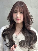ワン キューバイ アングゥ 仙台本町(1 QUE BY UNGU)&nbsp;ピンクブラウン/くびれ巻き