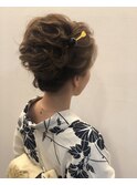 浴衣アップスタイル