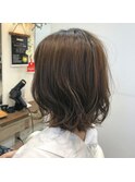 切りっぱなしスタイル