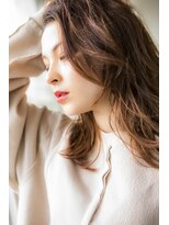 ミエル ヘア 新宿(miel hair)&nbsp;【mielhair新宿本店】抜け感セミディ