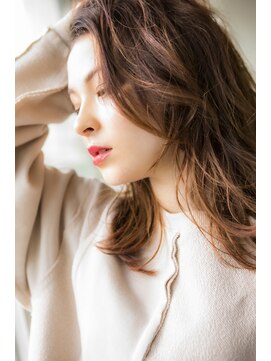 ミエル ヘア 新宿(miel hair) 【mielhair新宿本店】抜け感セミディ