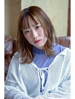 ノイ(neu)&nbsp;ハイライト×ミディアムレイヤー【静岡/髪質改善】