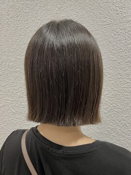 ネオリーブカップ 町田店(Neolive capu) 切りっぱなしボブ×ベージュカラー【町田/jr町田/町田駅】