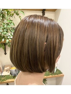 ゴーシェン 津田沼本店(Goshen) ニュアンスハイライトボブ