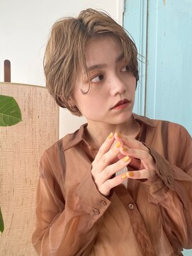 クラリス バイネオ 武蔵小杉(Claris by neo) 柔らかベージュカラー×ゆるふわショート