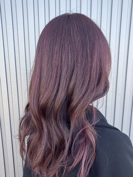 ヘアスペース ロン バイ シュシュ(HAIR SPACE Le rond by chou chou) 【Le rond】ハイライト×ピンクベージュ