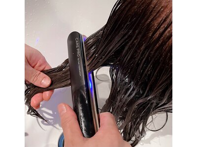 【CarePro】超音波アイロンで髪の芯までトリートメントを浸透！