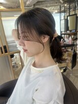 アリスバイアフロート 自由が丘(ALICe by AFLOAT)&nbsp;結んでも可愛いお顔周りカット