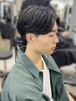 カンゴール サロン トウキョウ セントラル 原宿(KANGOL SALON TOKYO CENTRAL) 【KANGOL】センターパート パーマ 韓国 ウルフ マッシュ カラー