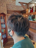 ラボーテイサミヘアーイースト(La.beaut'e ISAMI HAIR EAST) ウルフマッシュパーマハイライト〈理容室〉東浦和メンズ