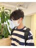 【CHINAMI限定】メンズカット＋ニュアンスパーマ＋眉カット￥9100→￥8500