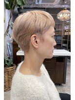 ザ デイ(THE DAY)&nbsp;ホワイトベージュとショート【ケアブリーチ】