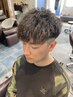 カット+パーマ+ショートスパ￥12000