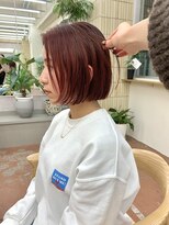 パークレーン アイス イヴェン(park lane ICI yeven)&nbsp;ブリーチなし　ボルドー　チェリーレッド　/akari