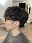 メンズ/ニュアンスパーマ/パーマ/ツイストスパイラル/カット