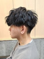 ニアウ 伊勢崎連取店(Niau)&nbsp;刈り上げショートマッシュ波巻きツイストスパイラルパーマ