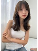 フェミニンロング/似合わせカット/メルティカラー/2wayバング