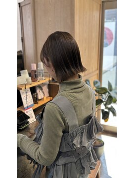 アクター(actor) 切りっぱなし/ボブ/ショート/ベージュ【丸山　翔】