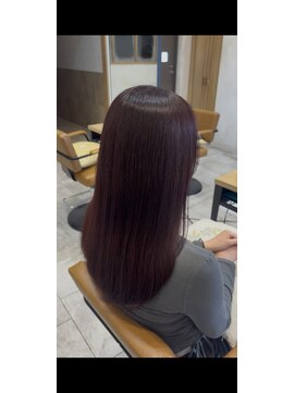 チェリーレッド/レッド/カシスブラウン/髪質改善トリートメント