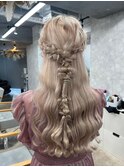 簡単スタイリング/小顔ヘア/伸ばしかけヘア/ヘアセット/
