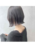 切りっぱなしボブ