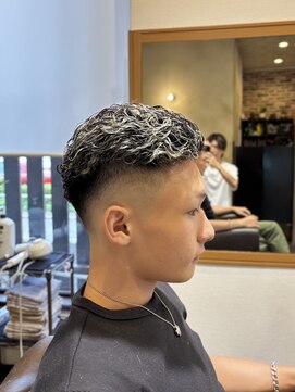 アンサー(answer) 極道パーマ×ホワイトメッシュ