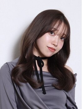 タムタム 市川店(tamtam)の写真/《日々のセット動画配布中☆》韓国風ヘアはお任せください◎艶感・透明感のあるスタイルを実現します!