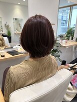 ブランシュ 南行徳店(BLANCHE)&nbsp;レイヤーボブ/切りっぱなしレイヤー/ピンクカラー