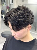 アクロ(ACRO)&nbsp;フェザーパーマ/ニュアンスフェザー/広島メンズ