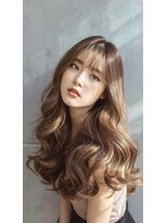 TMJ&nbsp;熊本韓国レイヤー×コテ巻きパーマ×髪質改善