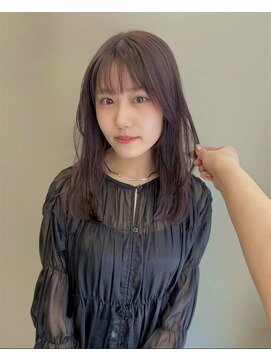 ウクク(UCUCU) purple hair