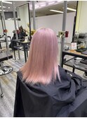 色落ちまで綺麗なホワイトピンク◎