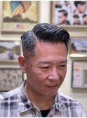 大人スキンフェードツーブロック刈り上げマンバン30代40代