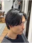 MEN’S/サーフカール/刈り上げセンターパート/表参道駅/青山 