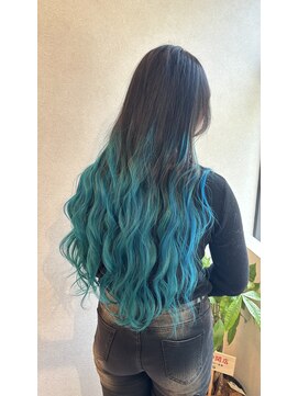 ニド(nid) gradation cyan