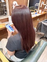 ヘアーサロン アトリエ(Hair salon ATORIE) ロングブリーチピンクカラー