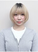 *姫カット小顔ボブ美人ショートボブエアリーショートマッシュ