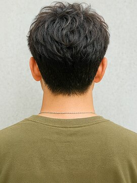 モッズヘア メン 新所沢店(mod's hair men) ダークアッシュツイストパーマフェザーショート20代30代p1新所沢
